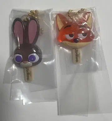 주토피아 아이스캔디 참 주디 닉 2세트