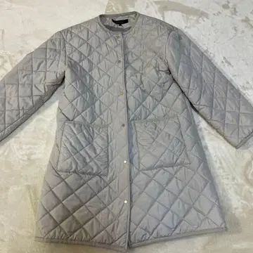 새상품급 Reflect 화이트 베이지 퀼팅 자켓 11 사이즈