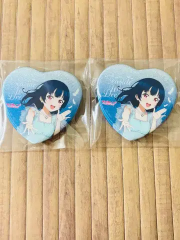 바다의 반짝임 캔뱃지 츠시마 요시코 x 2