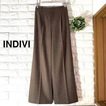 INDIVI 와이드 팬츠 컨디션 최상 인디비 와이드 팬츠