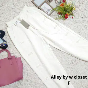 새상품 Alley by w closet 맨투맨/바지 (L 상당) 화이트