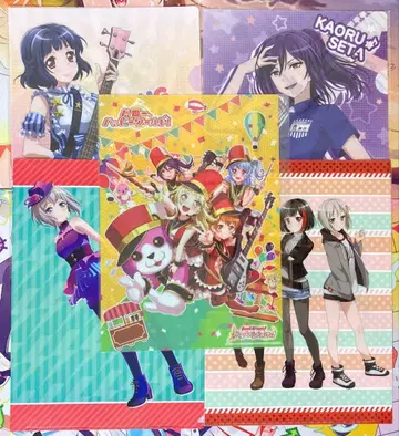 BanGDream 걸즈 밴드 파티 클리어 시트 클리어 파일