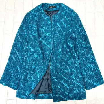 스터닝 루어 노카라 코트 터콰이즈 블루 선명한