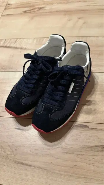 PATRICK 네이비 스웨이드 스니커즈