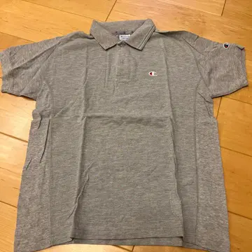Champion 그레이 피케 셔츠 M 사이즈