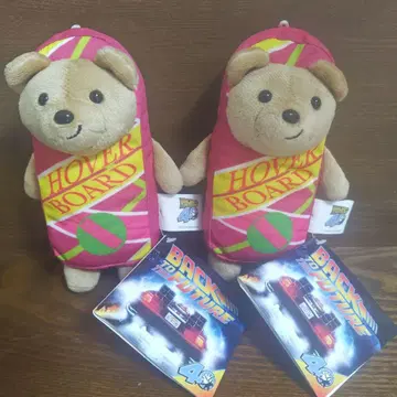 백투더퓨처 ANIMALCOORDY 봉제 인형 2개