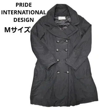 PRIDE INTERNATIONAL DESIGN 블랙 다운 자켓
