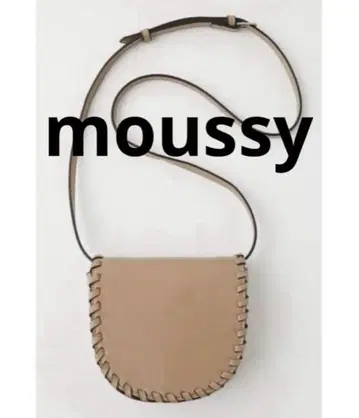 2 [ moussy ] ROUND MINI 숄더백 베이지