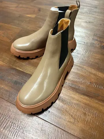 사이드 고어 부츠 베이지 L 사이즈