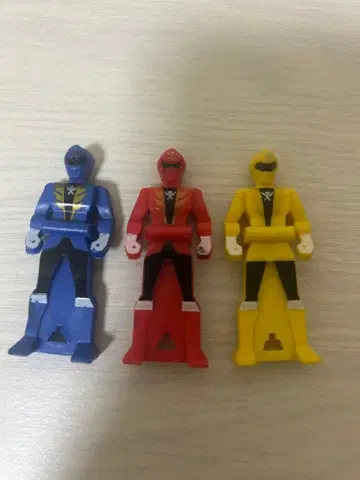 슈퍼전대 히어로 피규어 3체 세트