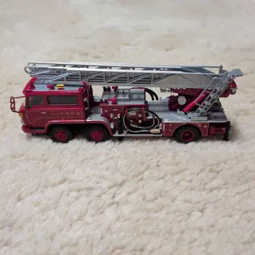 빨간색 소방차 미니카 신축 사다리 포함