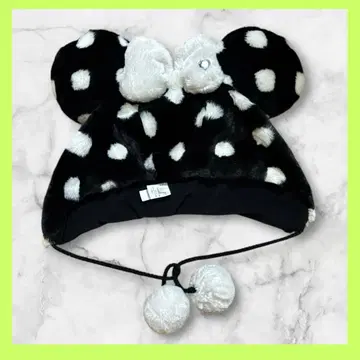도쿄 디즈니 리조트 팬캡 미니 도트 무늬 리본
