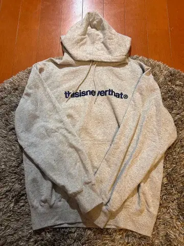 thisisneverthat 그레이 후드티