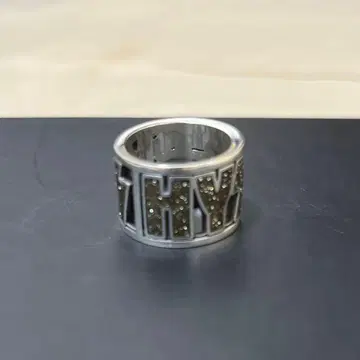 HYSTERIC GLAMOUR 글리터 로고 반지