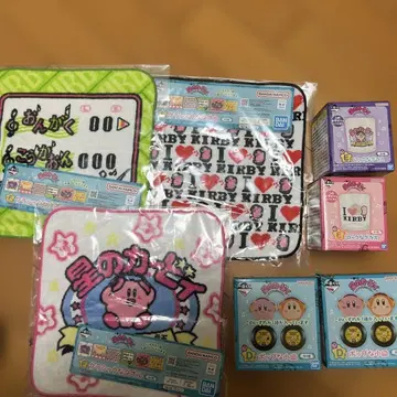 커비 타월 세트 미개봉 BANDAI NAMCO