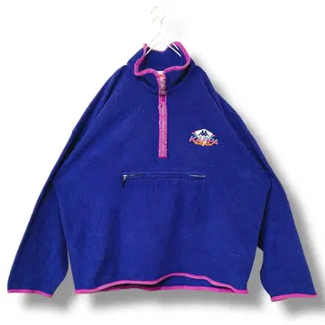 카파 하프 지퍼 풀오버 플리스 90s 이탈리아제