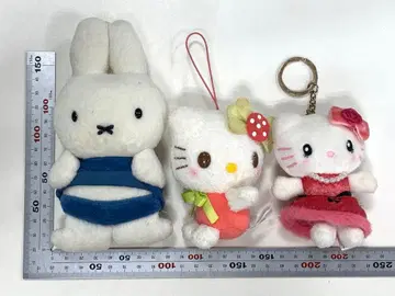 미피 헬로키티 산리오 캐릭터 봉제 인형 3개 세트