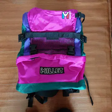 MILLET 백팩 핑크 그린