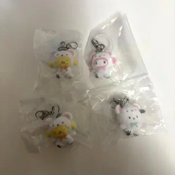 산리오 Sanrio 메지루시 액세서리 가챠 복슬복슬 스노우