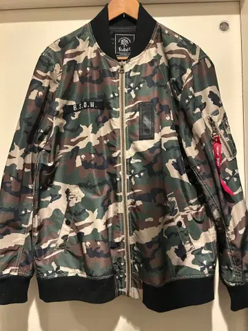 미랄 버팔로 솔저 카모플라쥬 MA-1 자켓 XL