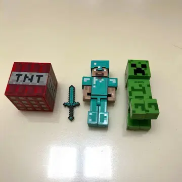 마인크래프트 피규어 크리퍼 스티브