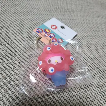 먀쿠먀쿠 산리오 키링 클리어 컬러 마이멜로디 만박