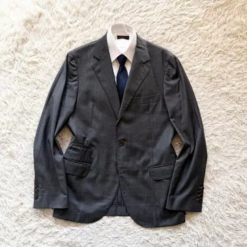 [ 새상품급 ] 브루넬로쿠치넬리 다크 그레이 울 자켓 사이즈 50