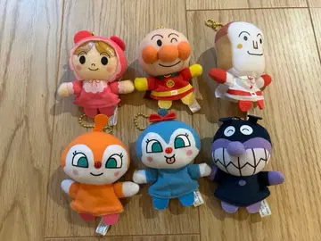 [세트 판매] 호빵맨 키체인 달린 봉제 인형 손가락 인형 마스코트