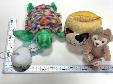시로땅 거북이 봉제 인형 고양이 셰리 메이 봉제 인형 4체 세트