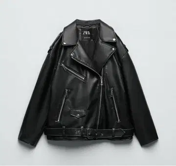ZARA 블랙 라이더 자켓 M 사이즈