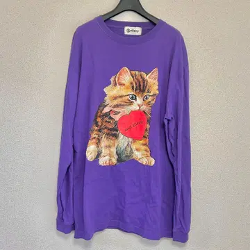 ellecy 고양이 롱T