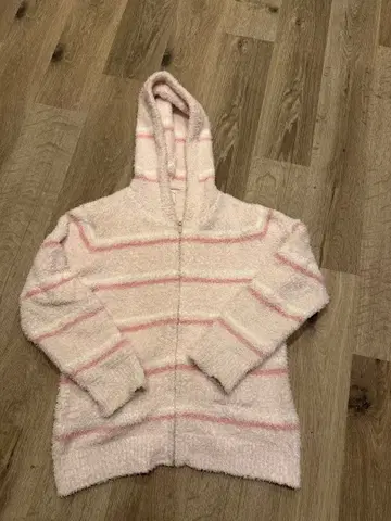 pique 후드 부착 보아 룸웨어