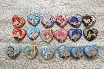 이레이스 하트형 캔뱃지 패밀리마트 랜덤 캔뱃지