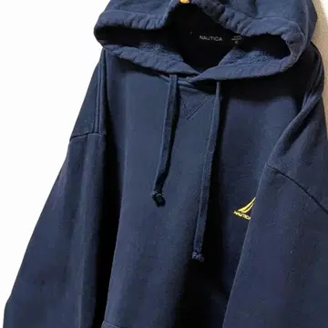 노티카 로고 자수 후드 맨투맨 네이비 네이비 컬러 XL 구제 의류