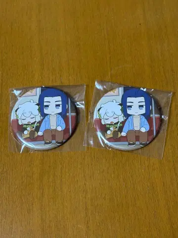 라소흑전기2 내장자 특전 캔 배지 2점