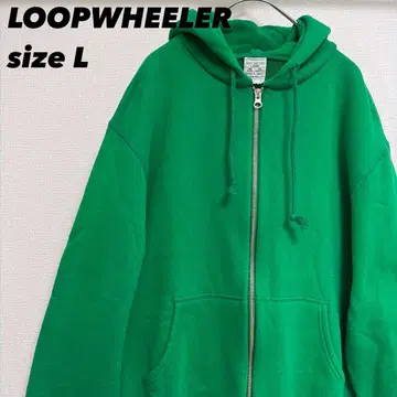 [ 레어 구하기 어려움 ] 루프 휠러 일본제 코튼 집업 후드티