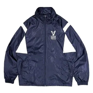 Y2K 빈티지 나일론 자켓 미국 클럽 테크 계열 네이비