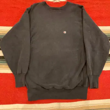 챔피온 리버스 위브 블랙 90s USA제 XXL 자수 택