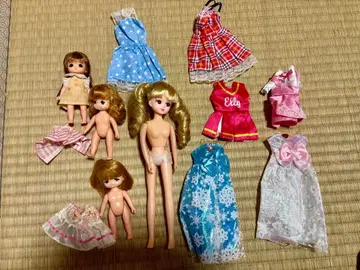 리카짱 인형 세트와 의상 리카짱 카렌짱 미키짱 마키짱