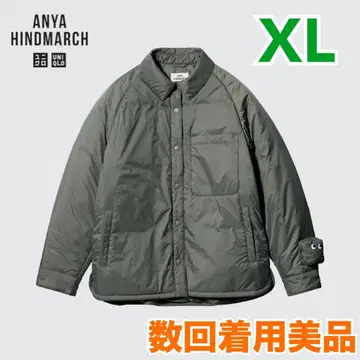UNIQLO ANYAHINDMARCH 퍼프 테크 셔츠 자켓 XL