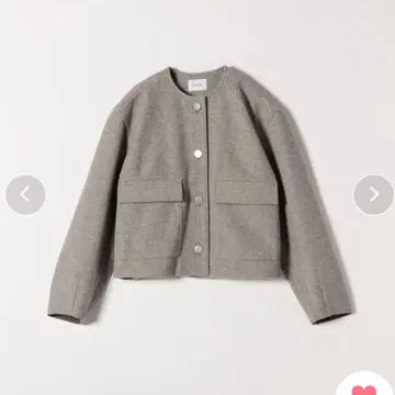 SHIPS any 에어 니들 포켓 컴팩트 노카라 자켓