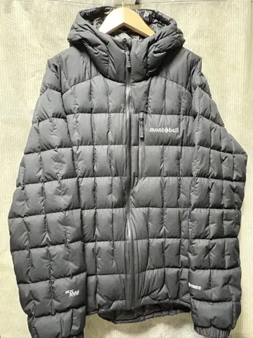 몽벨 이그니스 다운 후드티 L 사이즈 블랙