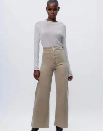 ZARA 더 모린 스트레이트 34 베이지