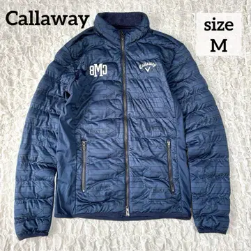 Callaway 넥스트 티 프린트 충전솜 블루종 골프 웨어 네이비