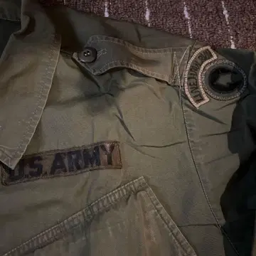 60년대 미군 베트남전 US ARMY 정글 퍼티그 자켓