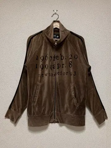 PPFM 00s 벨로아 트랙 자켓 velour jacket Y2K
