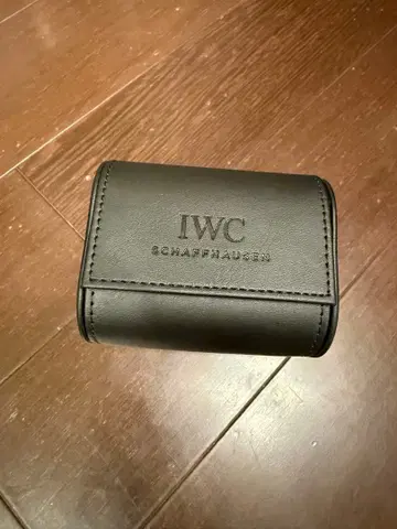 IWC 시계 트래블 케이스 블랙 가죽