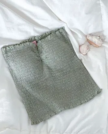 [ 새상품 미사용 ] muse by rimo 밴딩 모스그린 카키