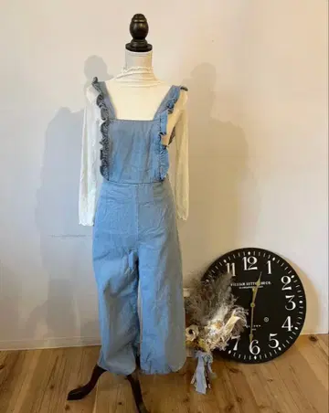 인기 올인원 데님 살로펫 슬림 가을/겨울 팬츠 프리 사이즈