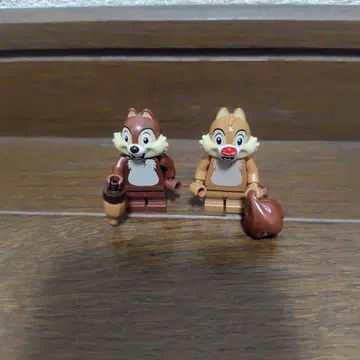 정품 LEGO 칩과 데일 미니 피규어 세트